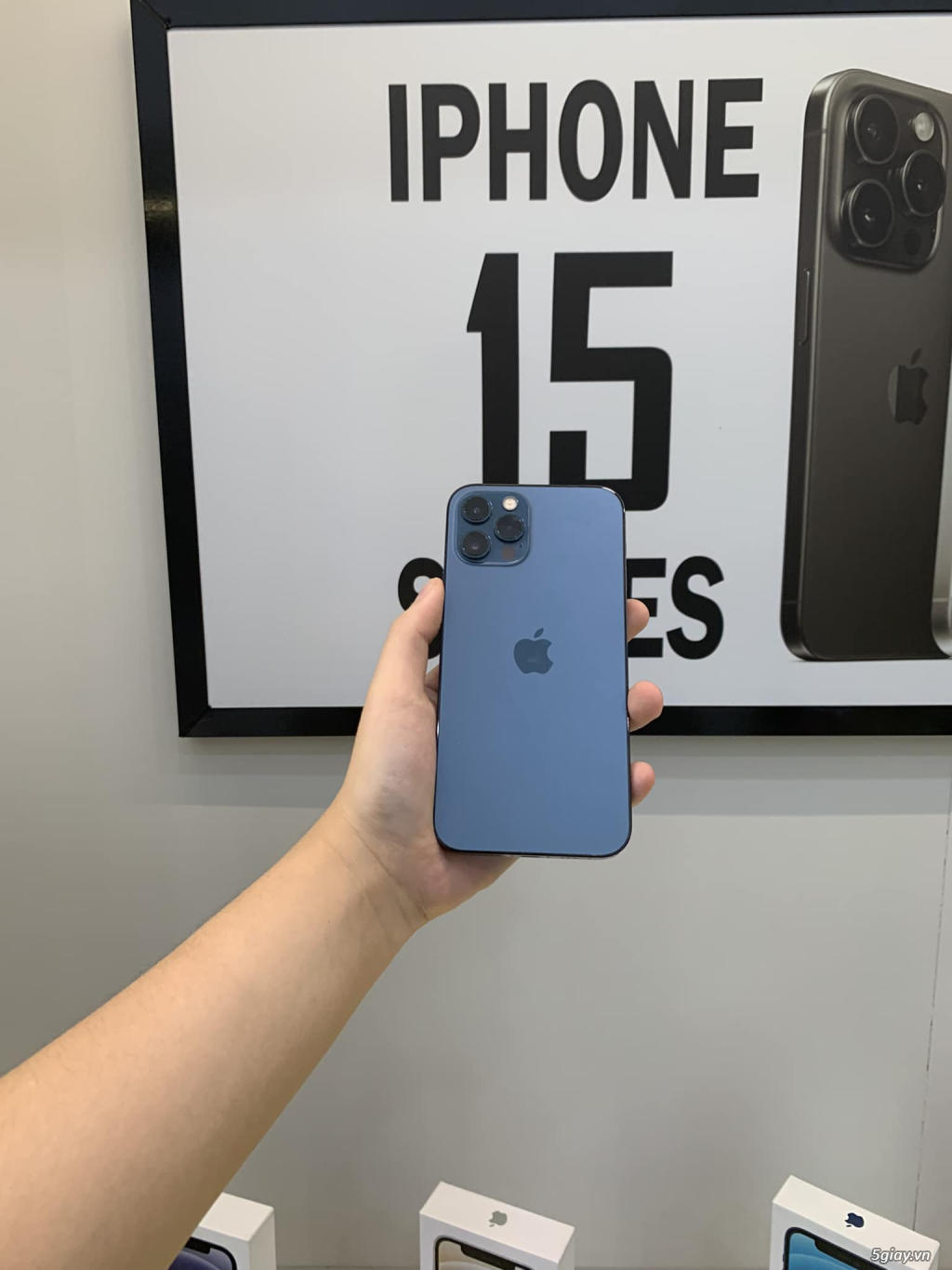 IPhone 12Promax 256GB Xanh LL - 39