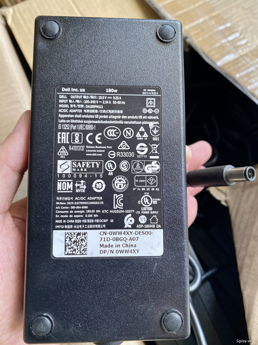 Sạc Laptop Dell Type-C 65W / 100W / 130W / 45W / 180W / 330W chân kim - 4