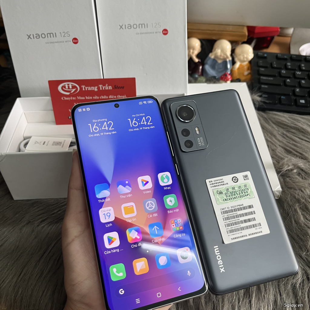 Xiaomi 12S Fullbox zin keng, game mượt - 1