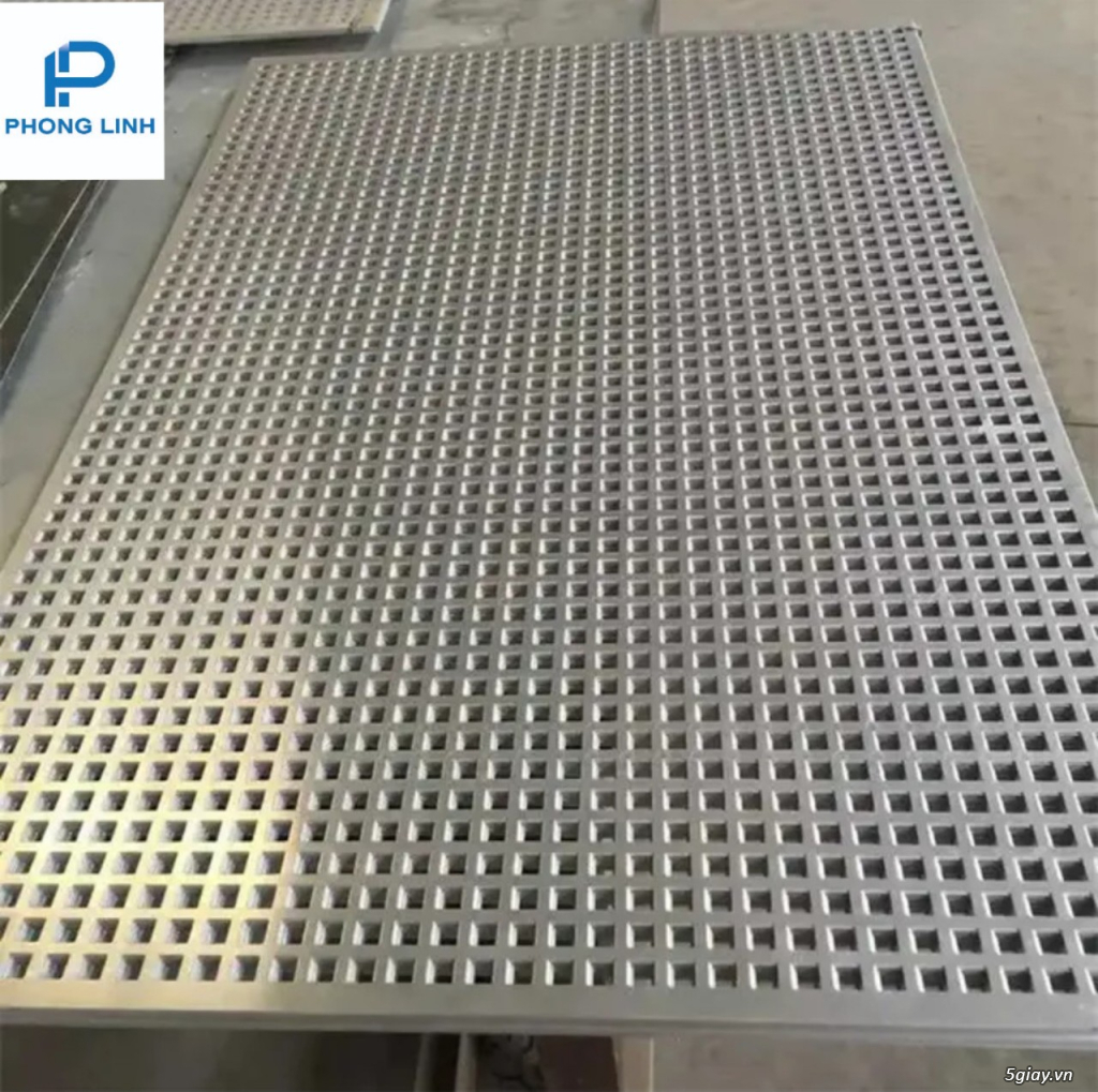 Tôn mạ kẽm đột lỗ trang trí ngoại thất, vách ngăn phòng, cầu - 2