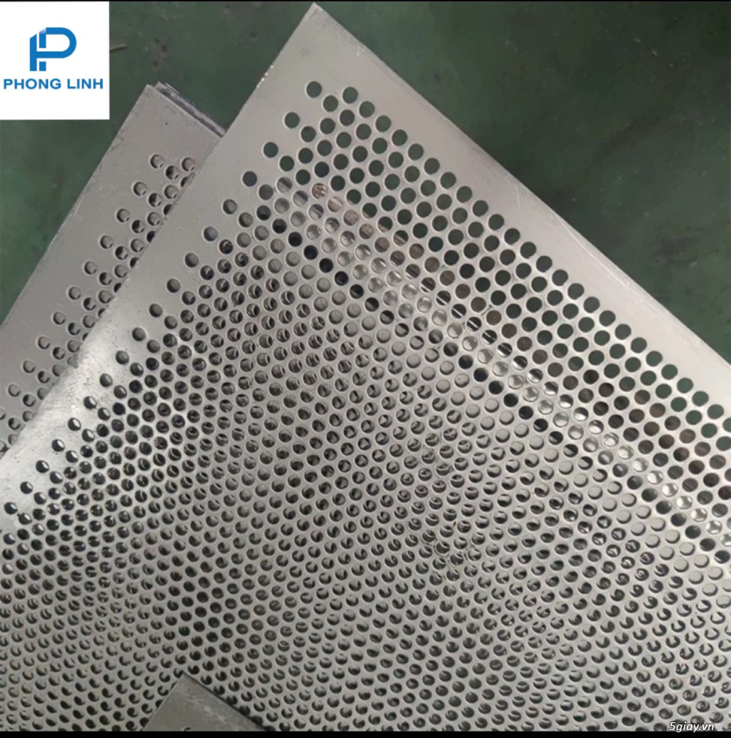 Tôn mạ kẽm đột lỗ trang trí ngoại thất, vách ngăn phòng, cầu - 3