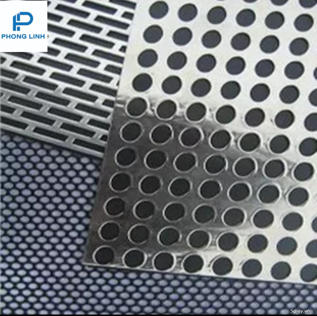 Tôn mạ kẽm đột lỗ trang trí ngoại thất, vách ngăn phòng, cầu