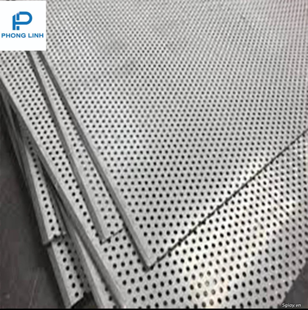 Tôn mạ kẽm đột lỗ trang trí ngoại thất, vách ngăn phòng, cầu - 1