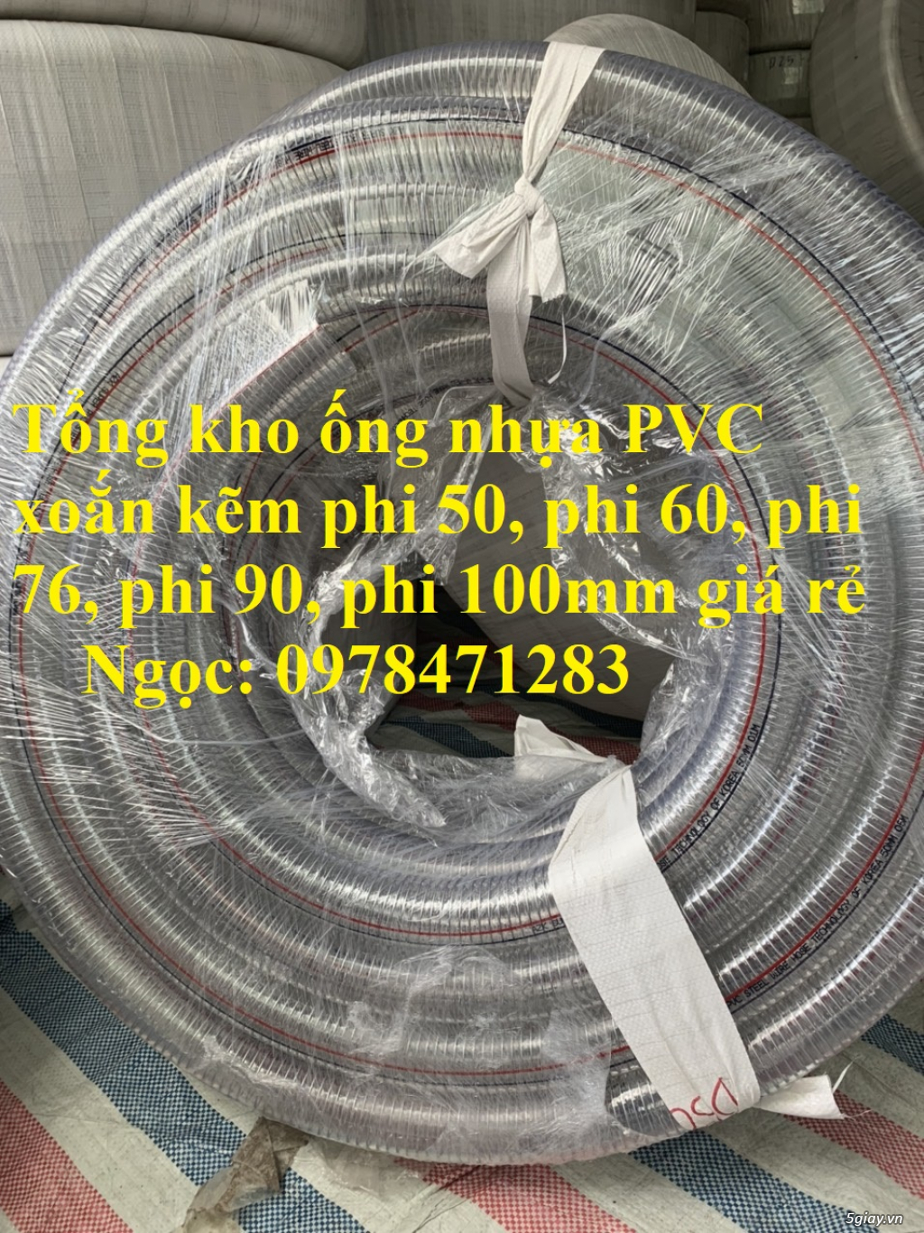 Ống nhựa lõi thép, ống nhựa mềm xoắn kẽm phi 13, phi 16, phi 20mm. - 3