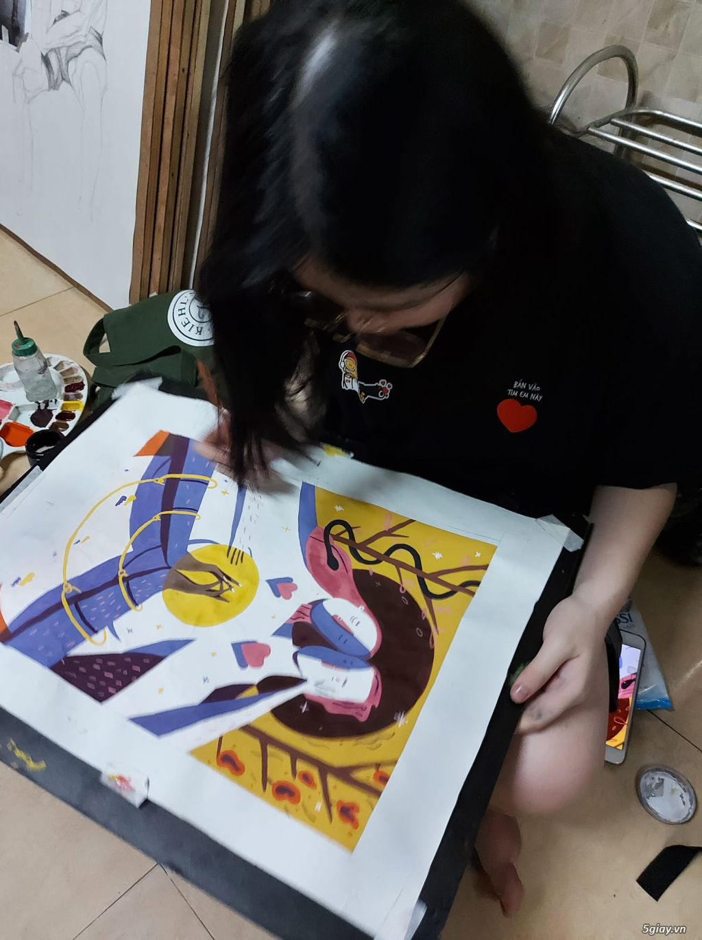 Dạy vẽ luyện thi cấp tốc kiến trúc - 1