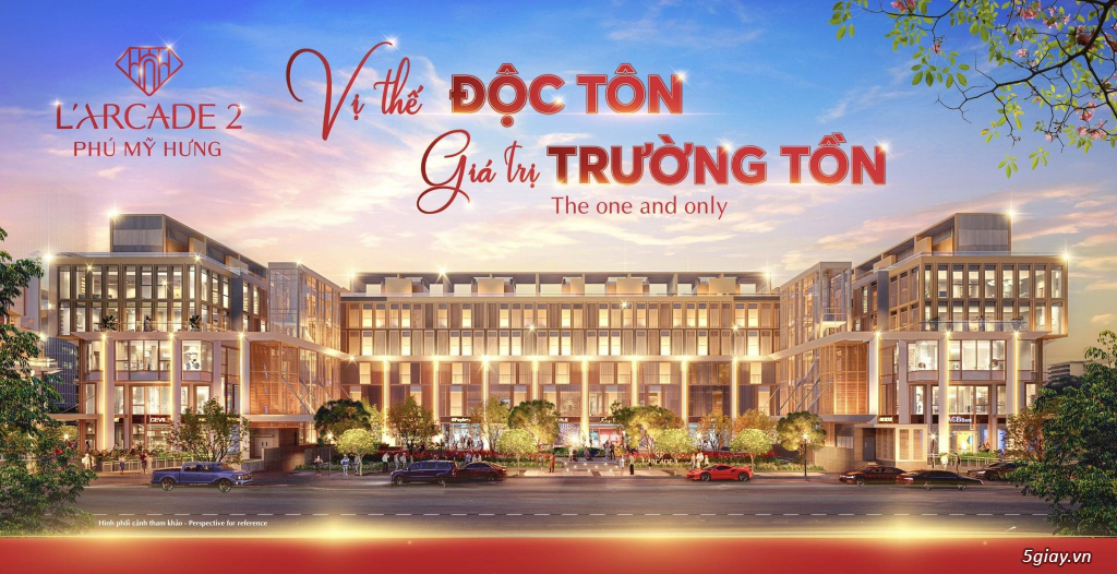 siêu phẩm Phú Mỹ Hưng L'Arcade là cơ hội có 1 KHÔNG 2 chỉ có 37 căn