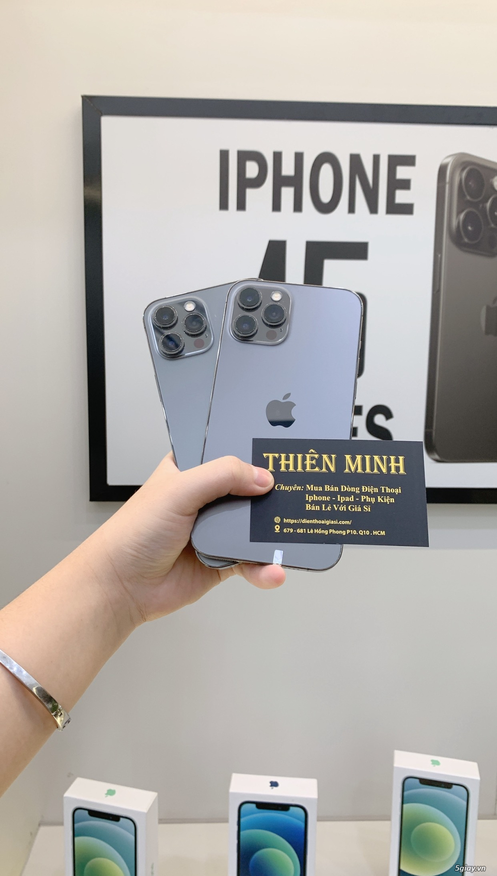 IPHONE 12PROMAX 128GB ĐEN