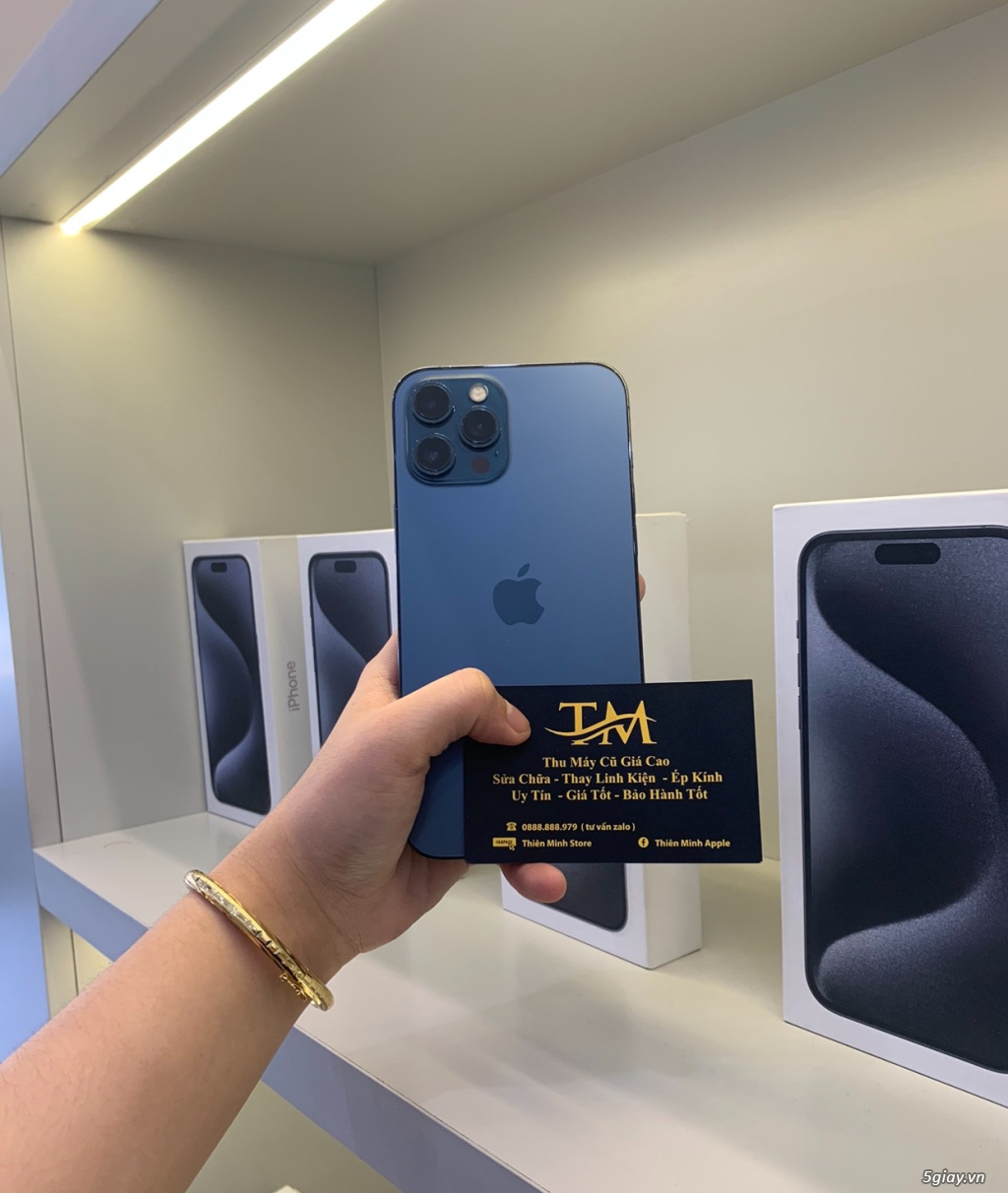 IPHONE 12PROMAX 128GB XANH