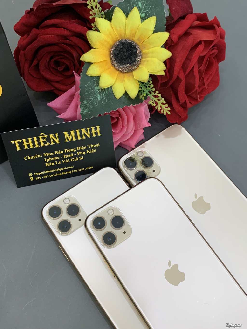 iphone 11pro max 256gb vàng LL