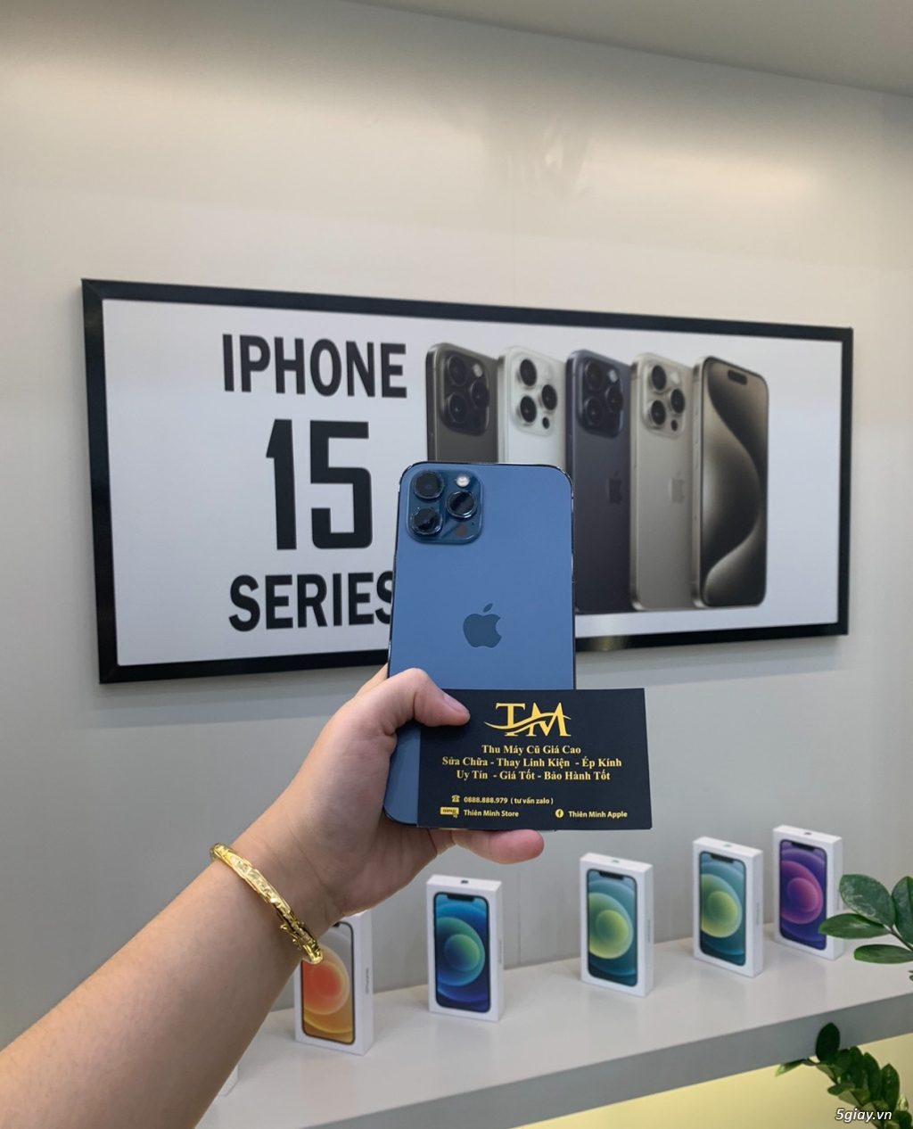 IPHONE 12PROMAX 512GB XANH