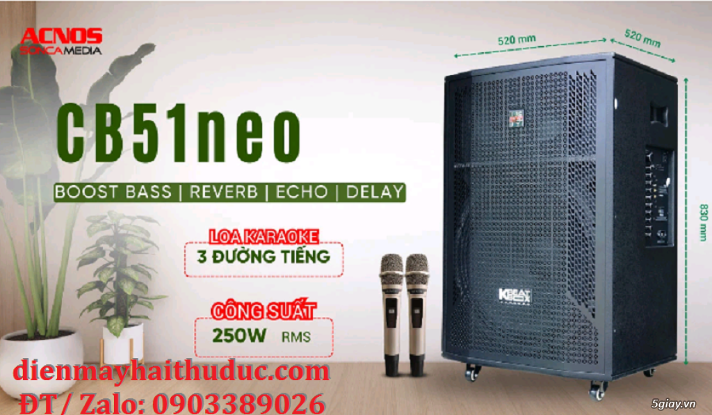 Loa Karaoke di động CB51Neo hàng chính hãng SonCa Media - 1