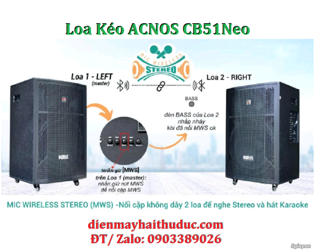 Loa Karaoke di động CB51Neo hàng chính hãng SonCa Media - 3