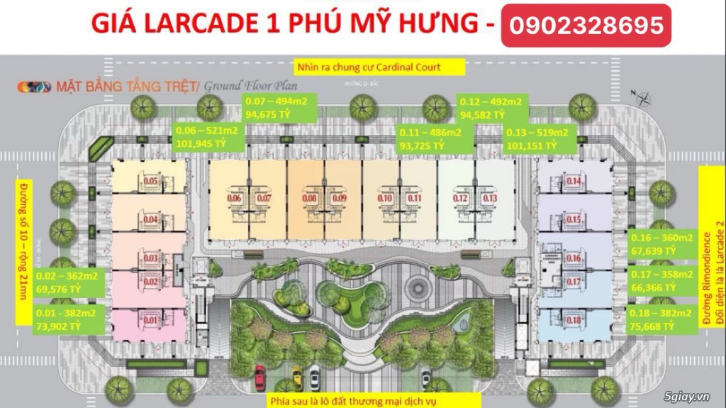 Nhận báo giá chi tiết dự án L'arcade trực tiếp cđt Phú Mỹ Hưng - 3