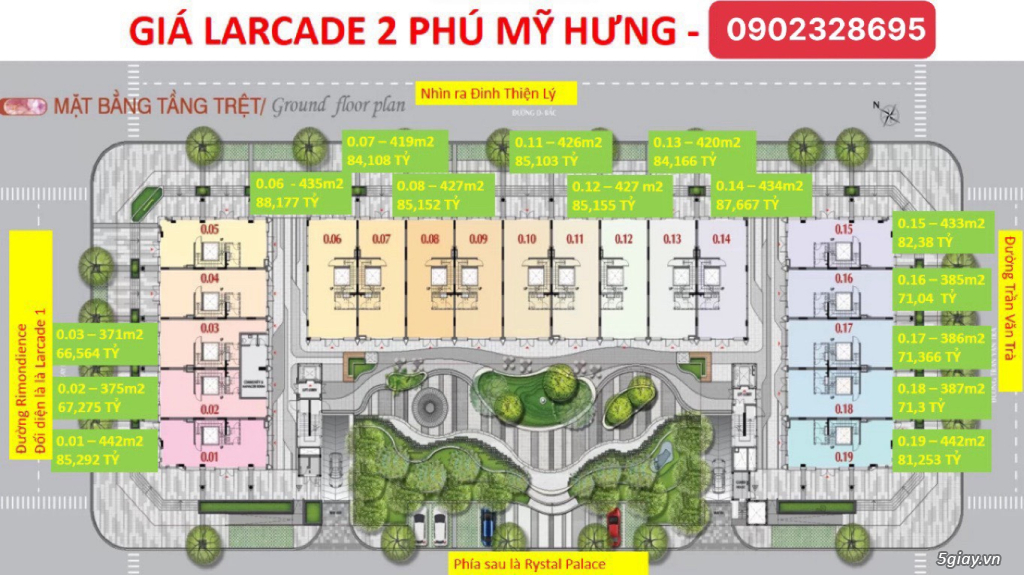 Nhận báo giá chi tiết dự án L'arcade trực tiếp cđt Phú Mỹ Hưng - 4
