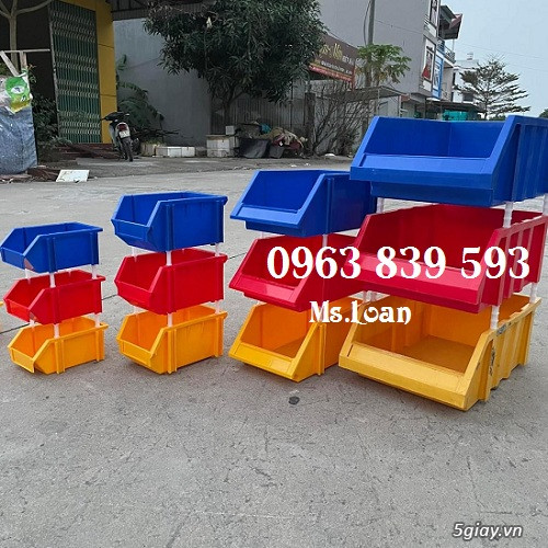 Khay nhựa đặc, sóng nhựa bít, thùng đựng linh kiện có nắp 0963 839 593 - 9