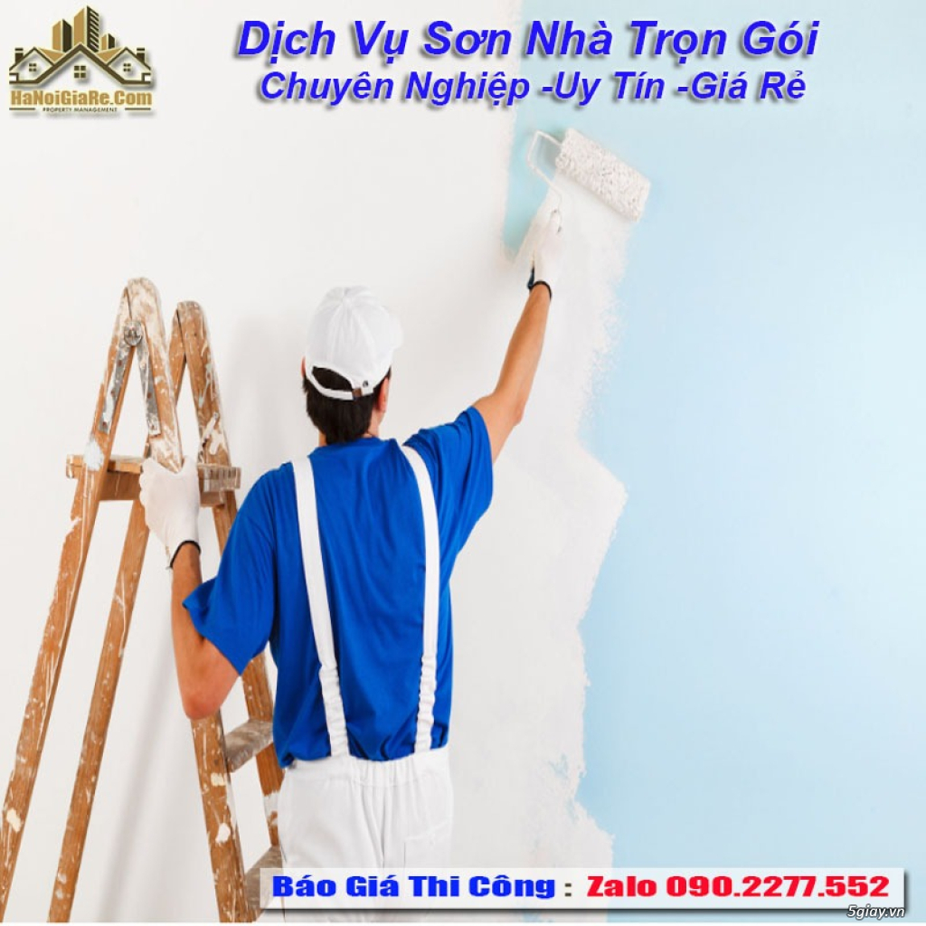 Dịch vụ sơn nhà trọn gói uy tín giá rẻ tại hà nội
