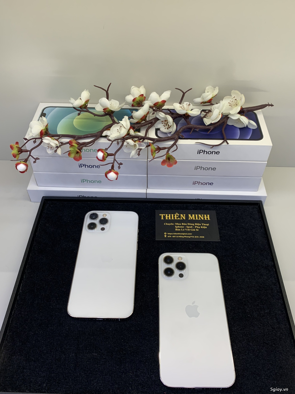 IPHONE 12PROMAX 256GB TRẮNG