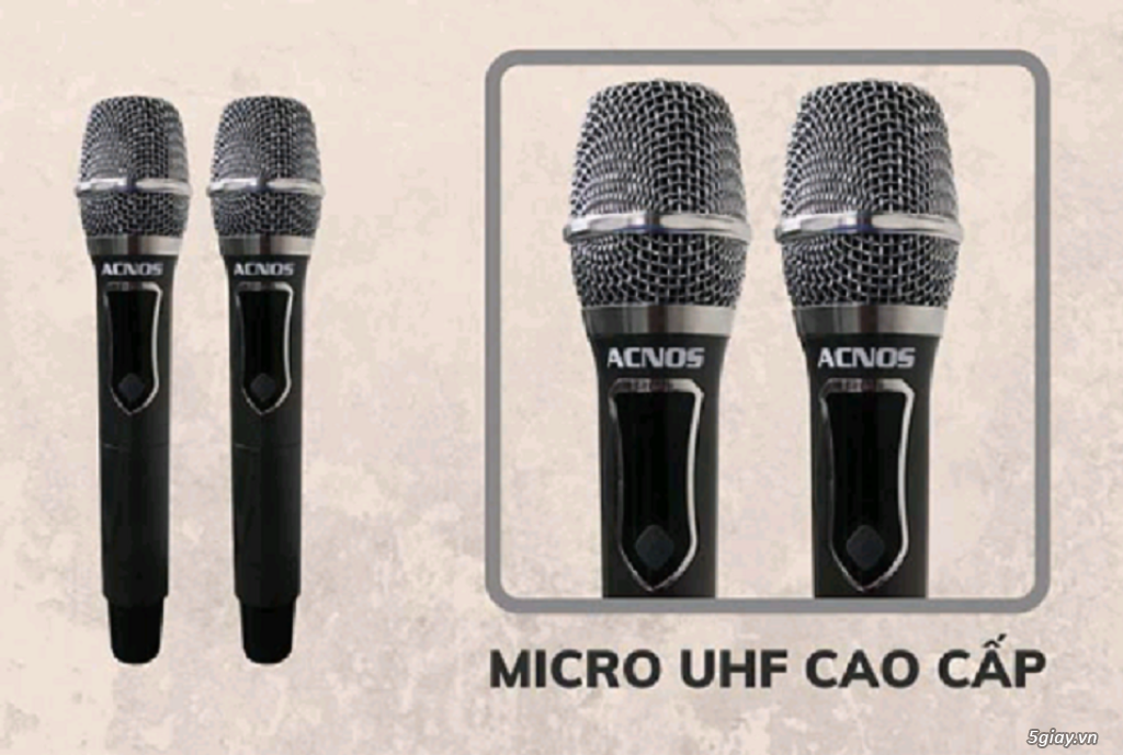 Loa di động Acnos CB404GD chức năng Bluetooth 5.0 Bass Box - 2