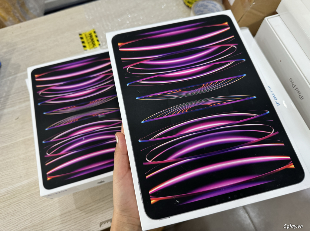 iPad Pro 11 M2)  + 128GB - Wifi - Silver/Gray Openbox/body keng - 4