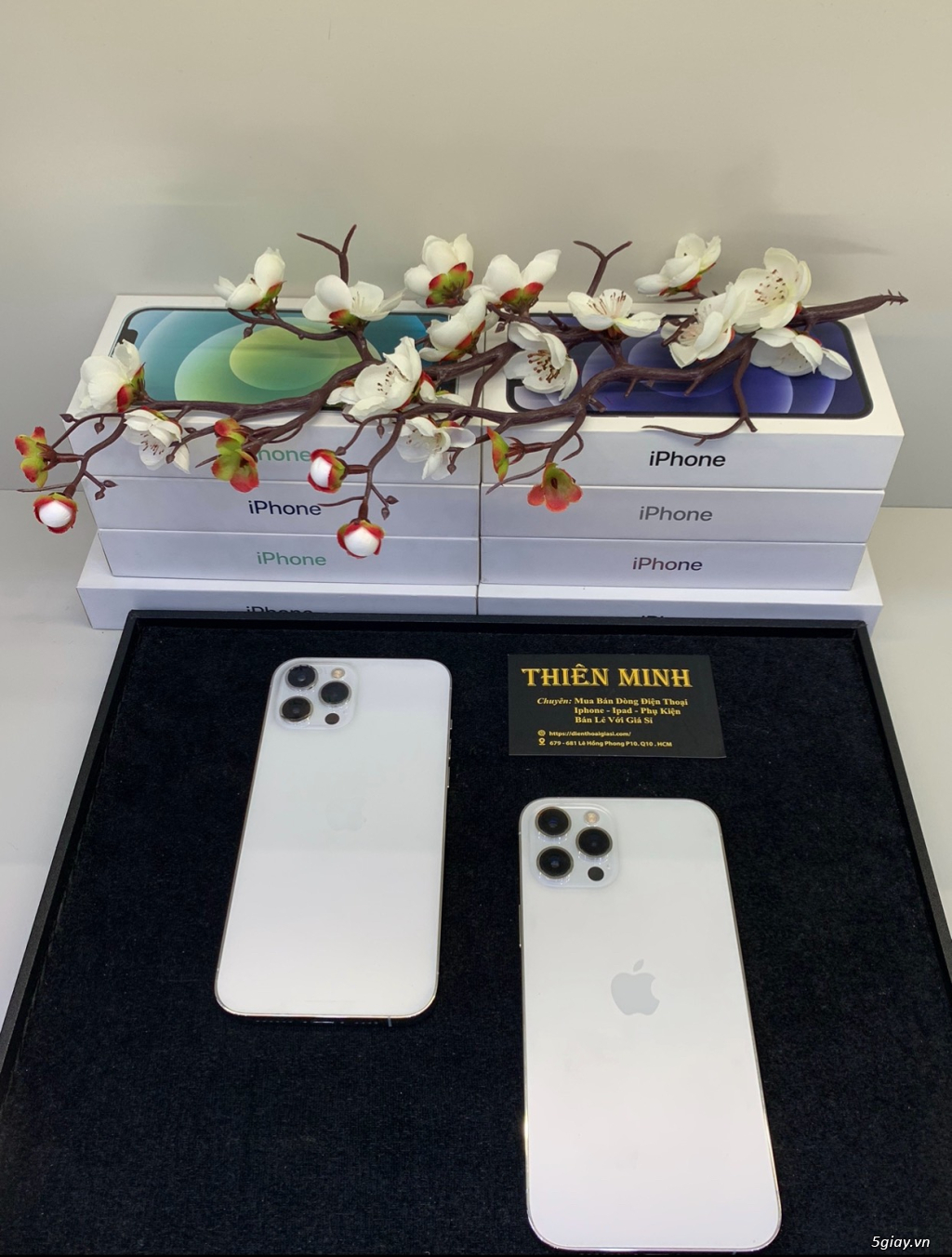 IPHONE 12PROMAX 256GB TRẮNG LL