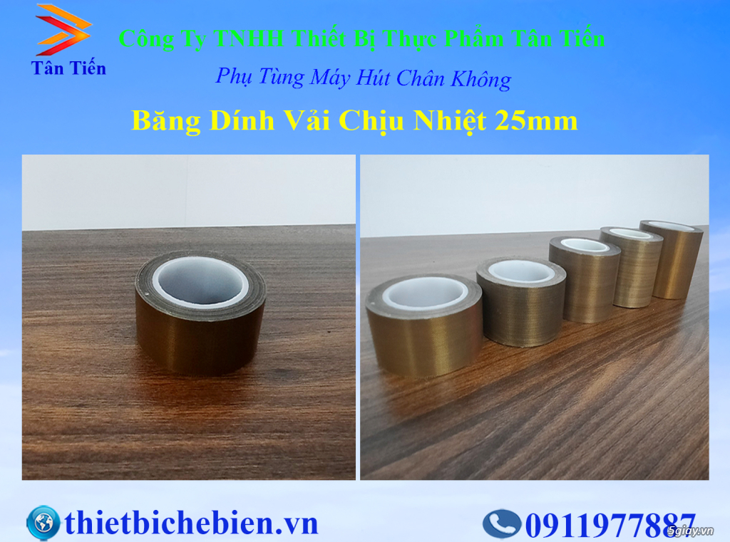 Băng dính vải chịu nhiệt 25mm