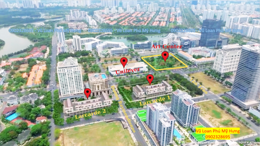Bán Tòa Nhà Văn Phòng 5-6 Tầng mặt tiền đường Trần Văn Trà Phú Mỹ Hưng - 1