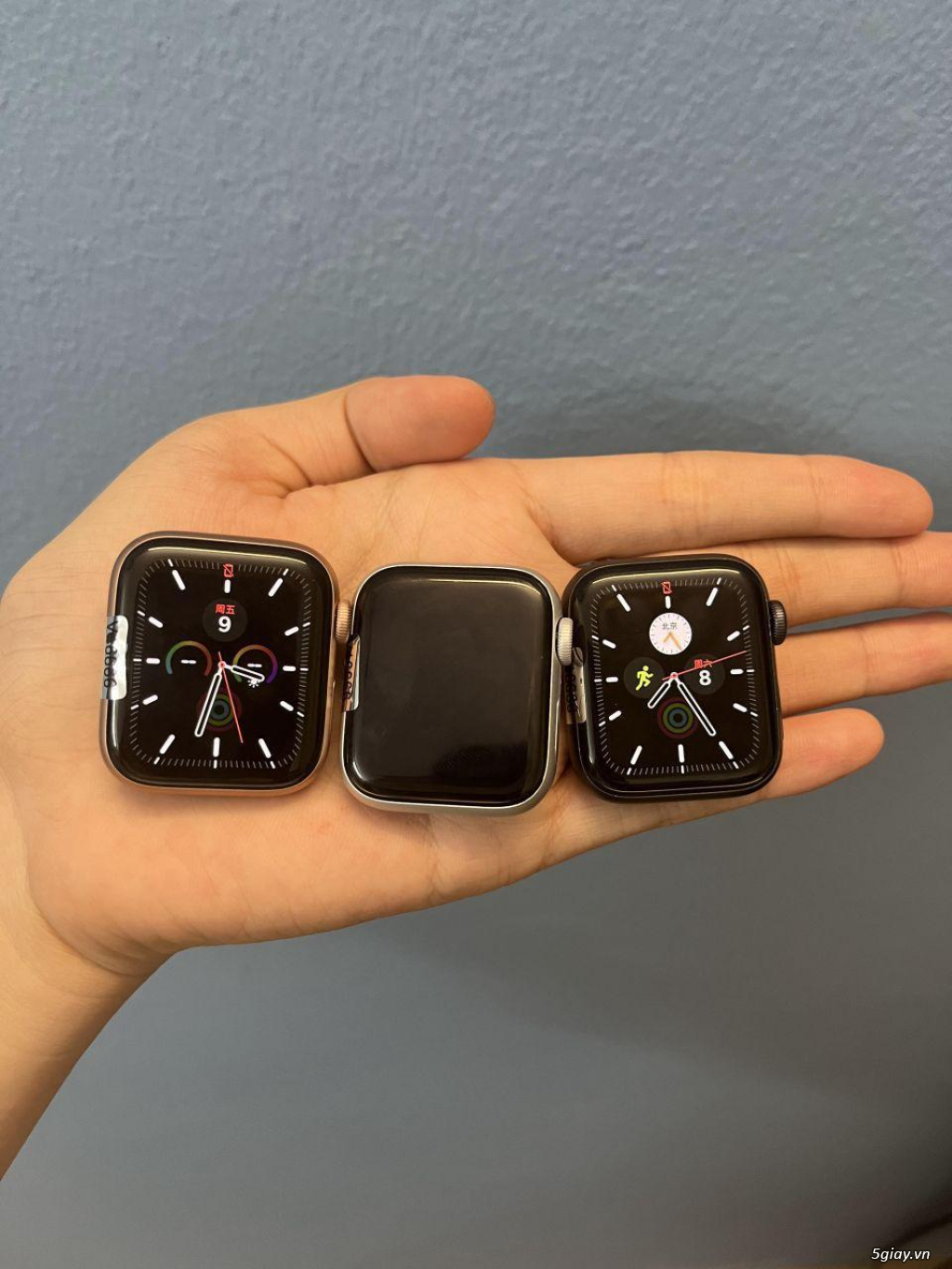 Apple Watch 4 40mm 44mm Thép vs Nhôm likenew 99% bảo hành 1 đổi 1. - 2
