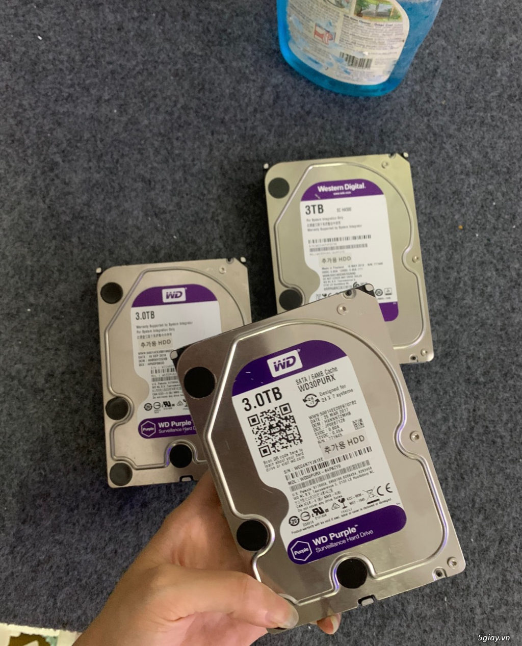 HDD 3TB WD TÍM SK 100% bảo hành 2 năm