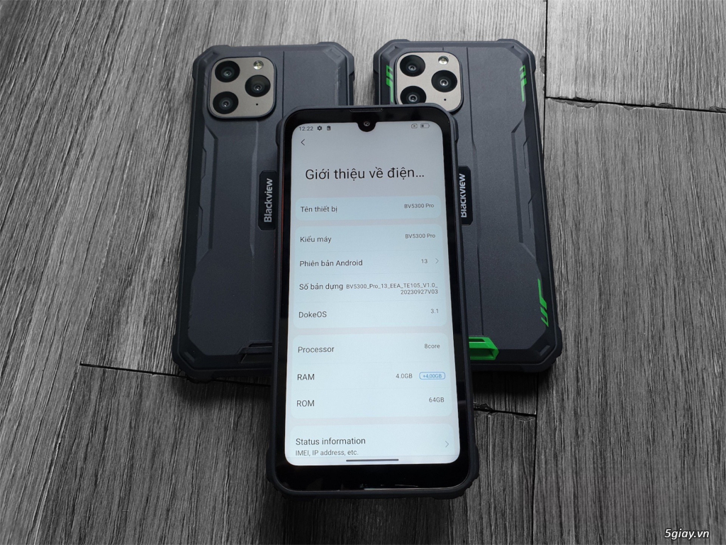 Blackview Bv5300 Pro quốc tế - Chống nước chống va đập chuẩn IP69K - 3