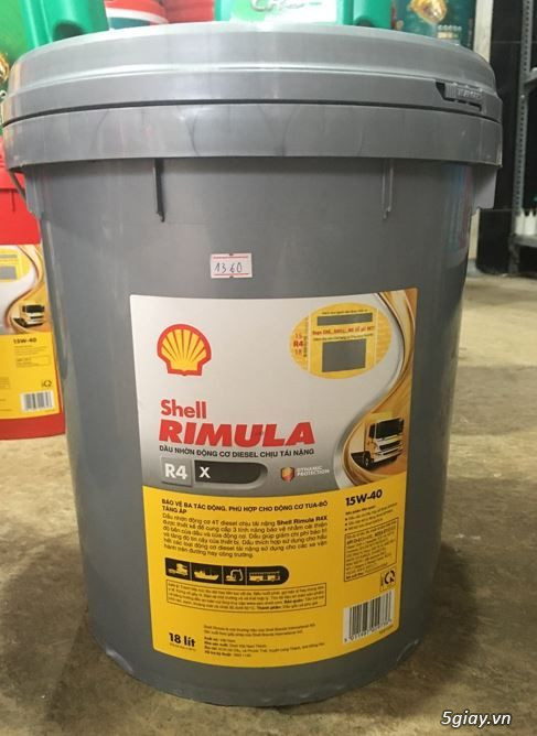 Bán Dầu nhớt Shell Rimula R4X 15W40 209l chính hãng, Giá Tốt Nhất. | 5giay