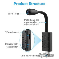 Camera giấu kín tại Đà Nẵng, camera mini siêu nhỏ tích hợp mic ghi âm - 2