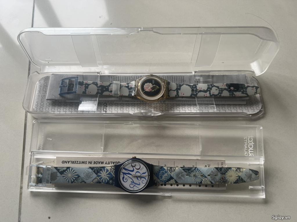 1 cặp đồng hồ Swatch chính hãng Thụy sỹ fullbox thanh lý giá rẻ - 1