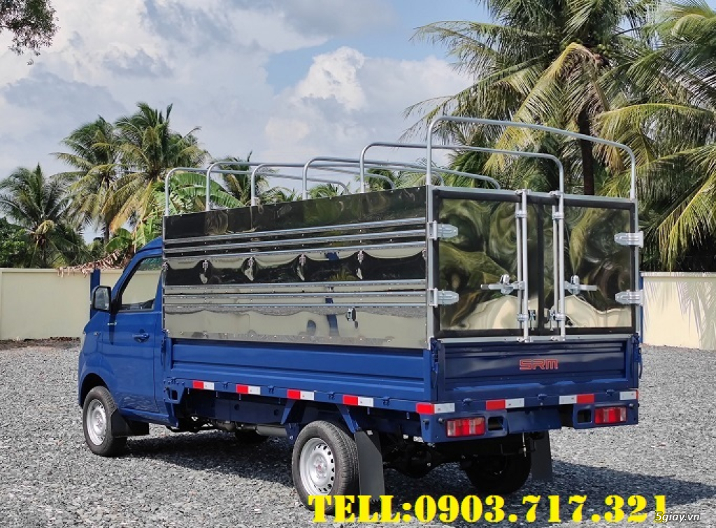 Bán xe tải SRM T50 thùng mui bạt dài 3m1 mới 2024 giá ưu đãi - 3