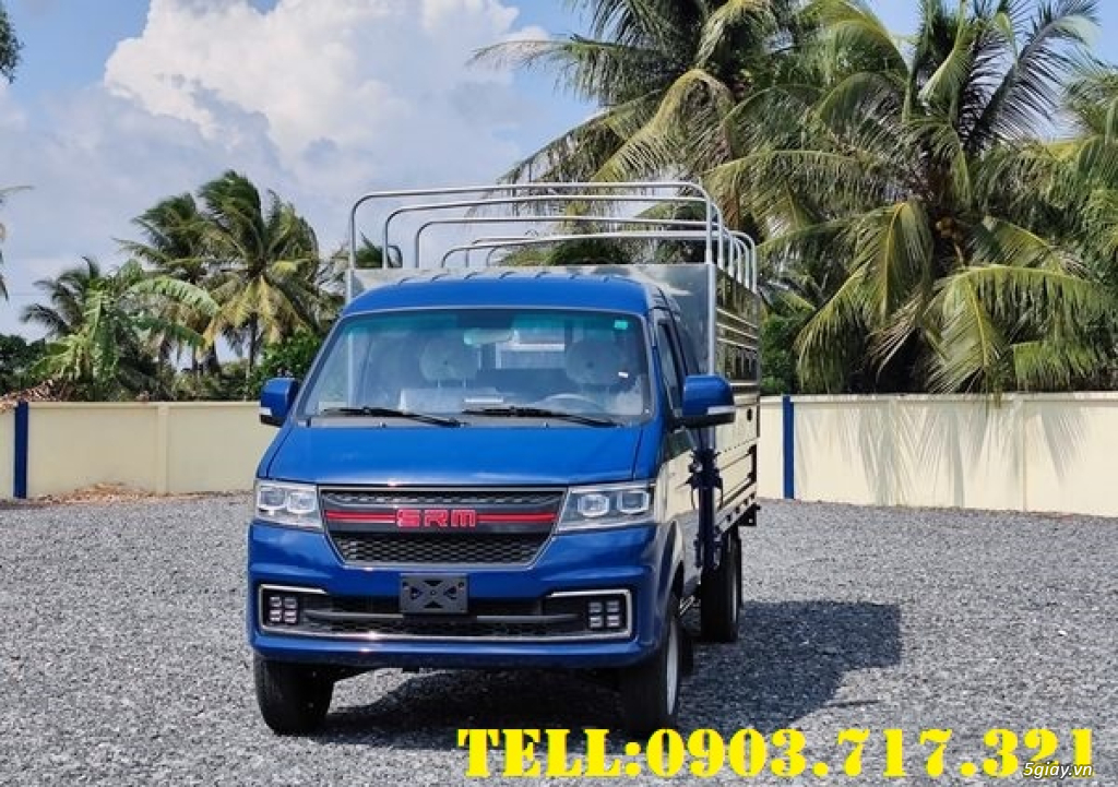 Bán xe tải SRM T50 thùng mui bạt dài 3m1 mới 2024 giá ưu đãi