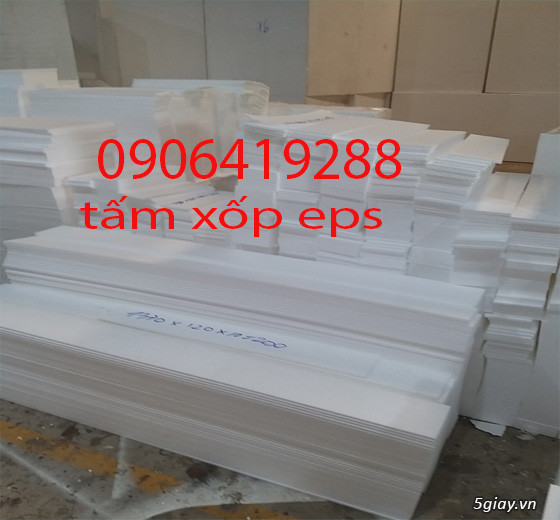 Tấm xốp eps tỷ trọng 16kg chèn lót hàng hóa