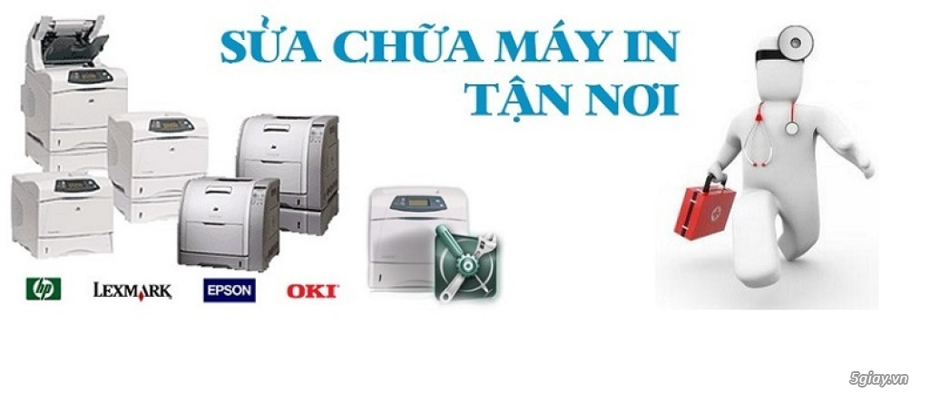 Cửa hàng chuyên sửa máy in bị kẹt giấy