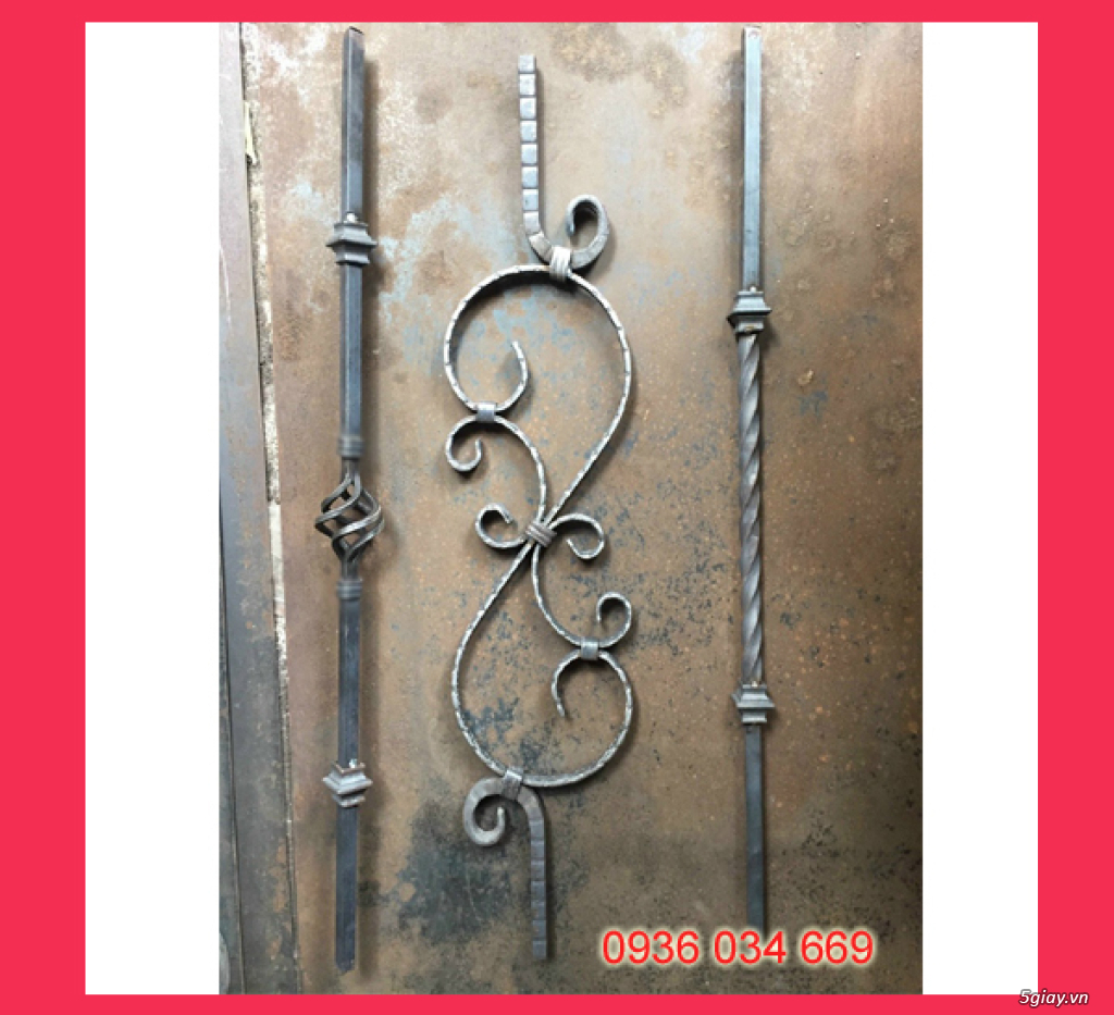 Phụ kiện sắt uốn nghệ thuật - uốn chi tiết theo yêu cầu - 3