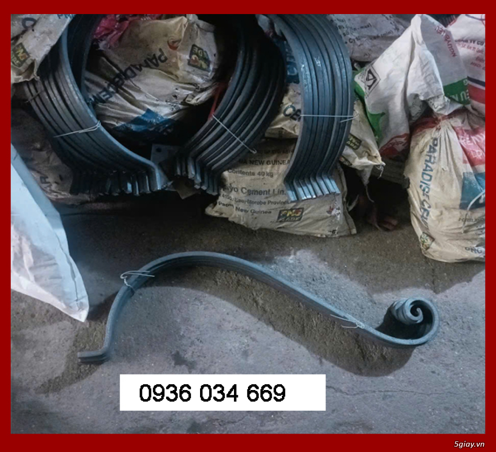 Phụ kiện sắt uốn nghệ thuật - uốn chi tiết theo yêu cầu - 4