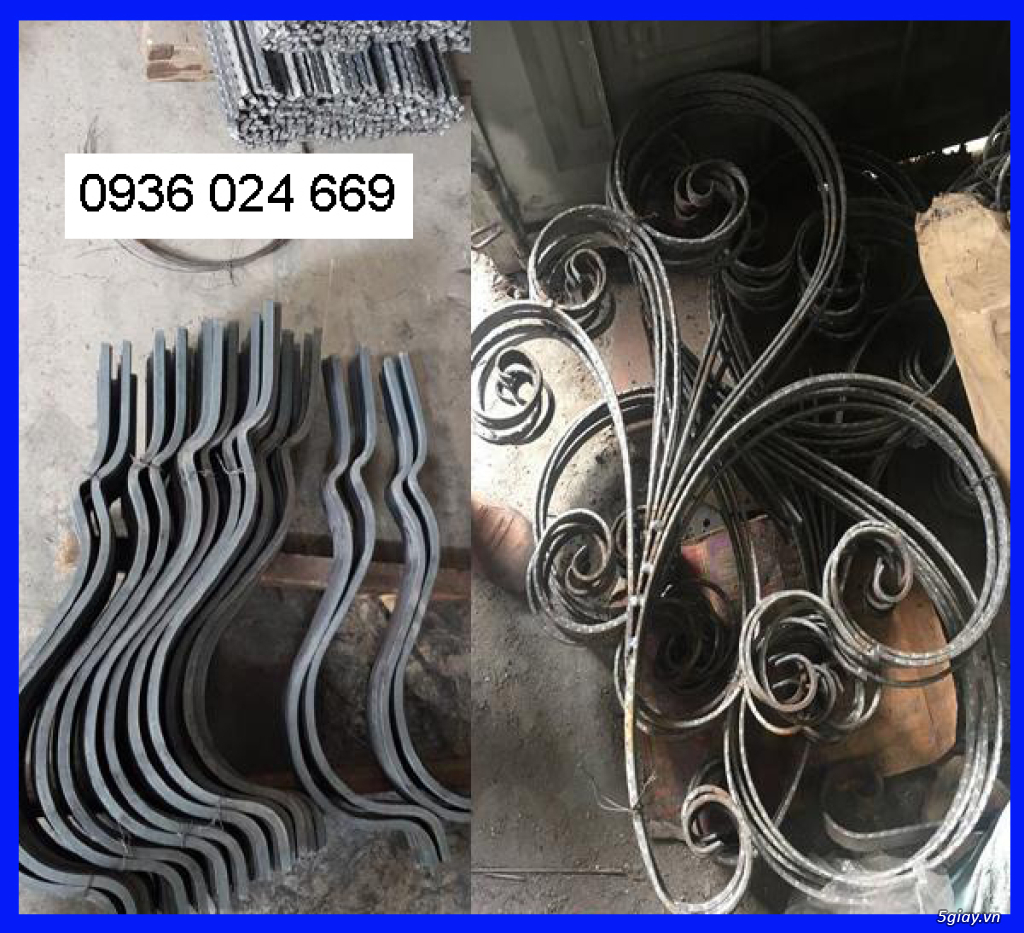 Phụ kiện sắt uốn nghệ thuật - uốn chi tiết theo yêu cầu - 1