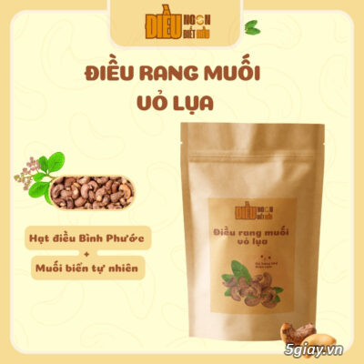 Hạt điều rang muối vỏ lụa - 1