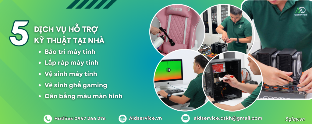 Dịch Vụ Vệ Sinh PC Chuyên Nghiệp Tại ALD Service