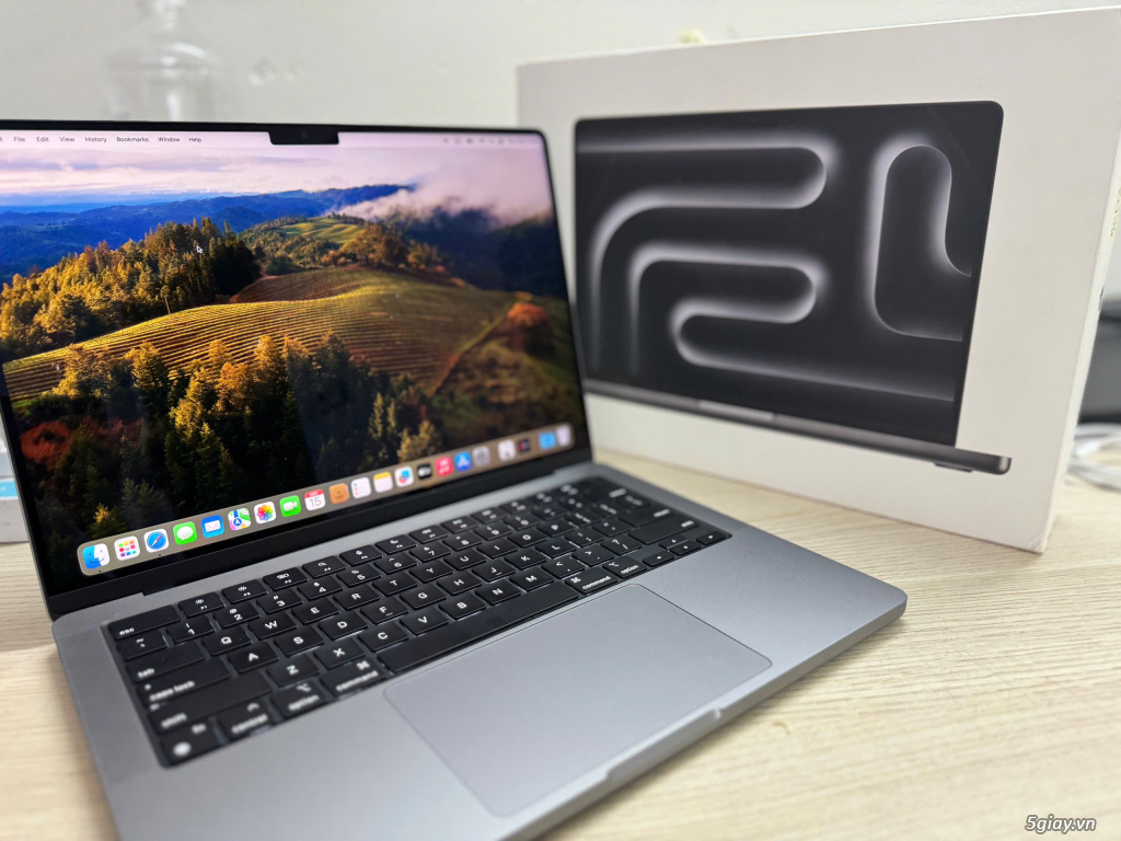 Macbook Pro M3 - 14inch - 16/512GB - Màu Gray Fullbox Pin100 - 1