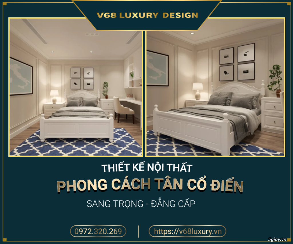 Thiết Kế Nội Thất Biệt Thự Hiện Đại – Sang Trọng Với V68 Luxury - 1
