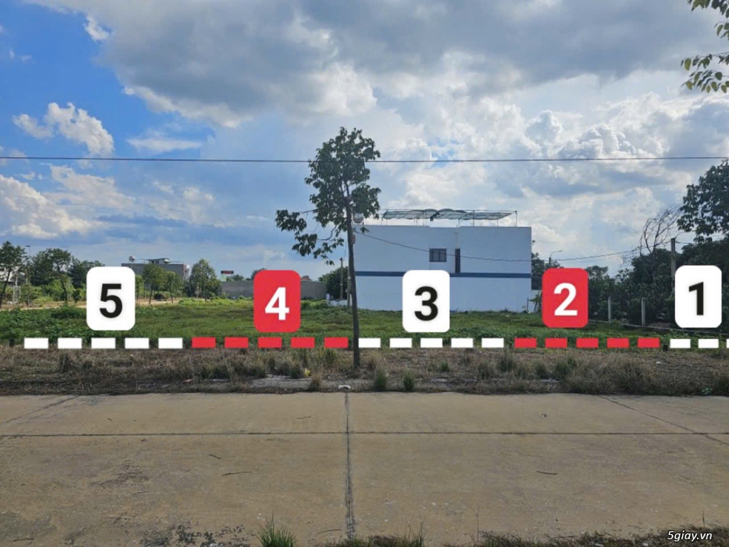 Bán gấp 5 lô đất mặt tiền đường N1, x.Bạch Đằng, Tân Uyên, Bình Dương