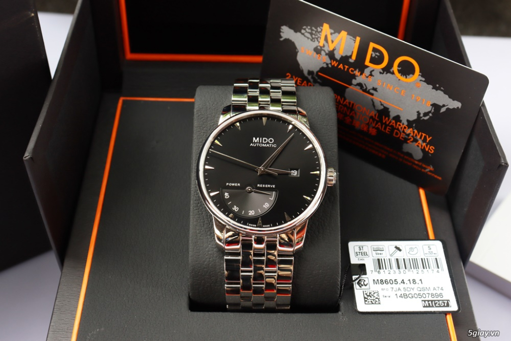 ĐH Nam: Mido Baroncelli M8605.4.18.1 - Automatic Size 42mm New Fullbox