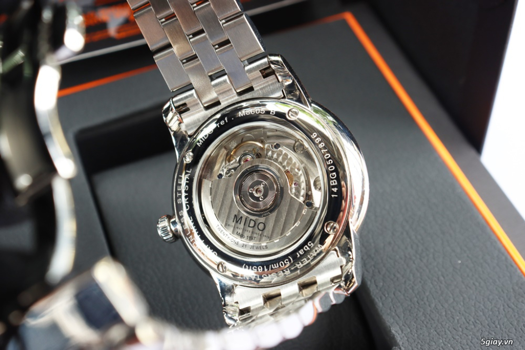 ĐH Nam: Mido Baroncelli M8605.4.18.1 - Automatic Size 42mm New Fullbox - 13