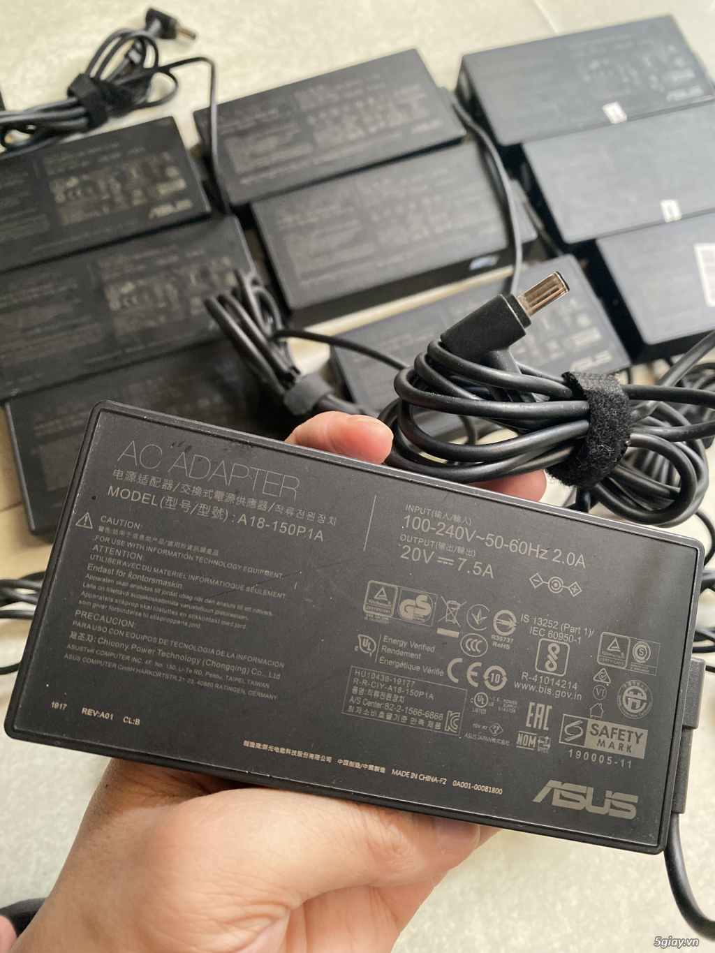 Sạc Laptop Asus / Acer / MSI 65W 90W 100 120W 135W 150W 180W 200W 240W