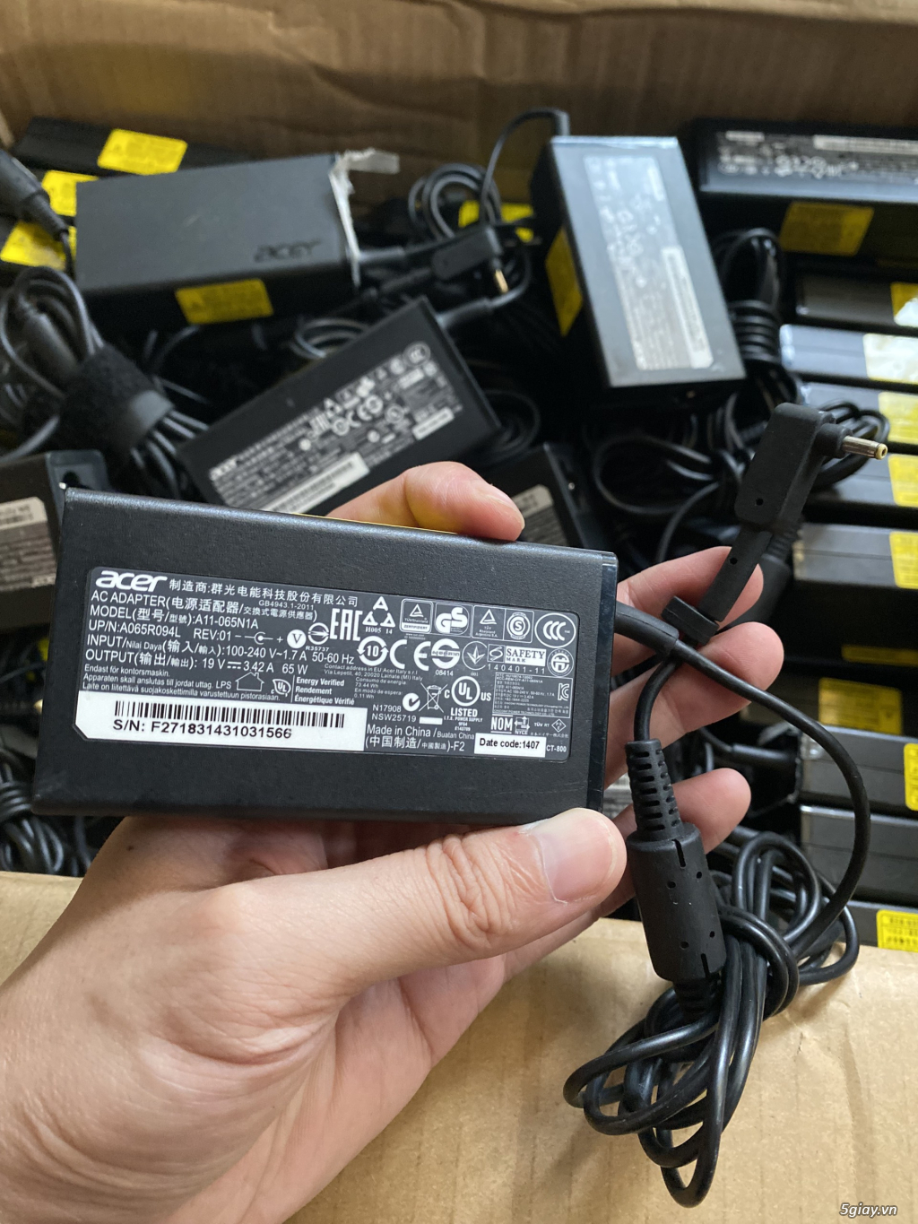 Sạc Laptop Asus / Acer / MSI 65W 90W 100 120W 135W 150W 180W 200W 240W - 8