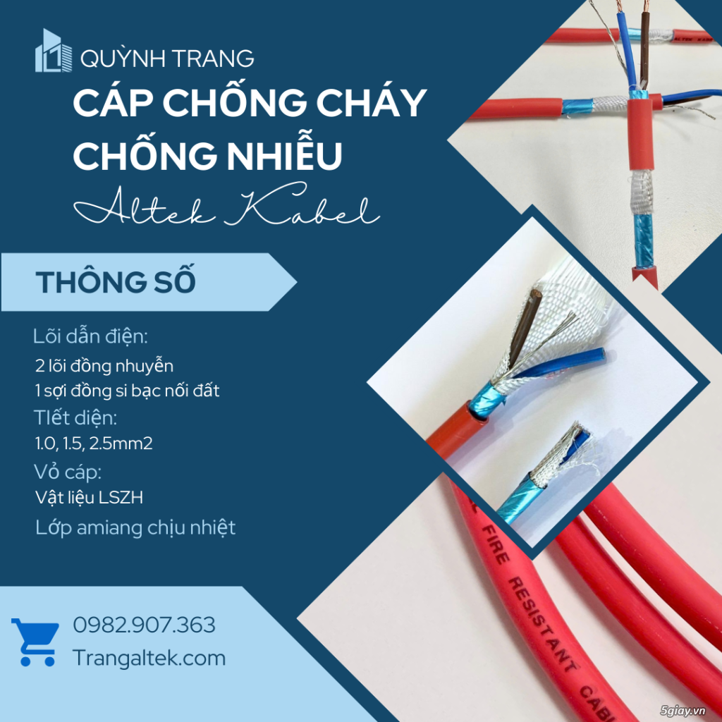 Cáp Chống Cháy chống nhiễu GFT Altek Kabel: an toàn trong nhiệt độ cao - 2