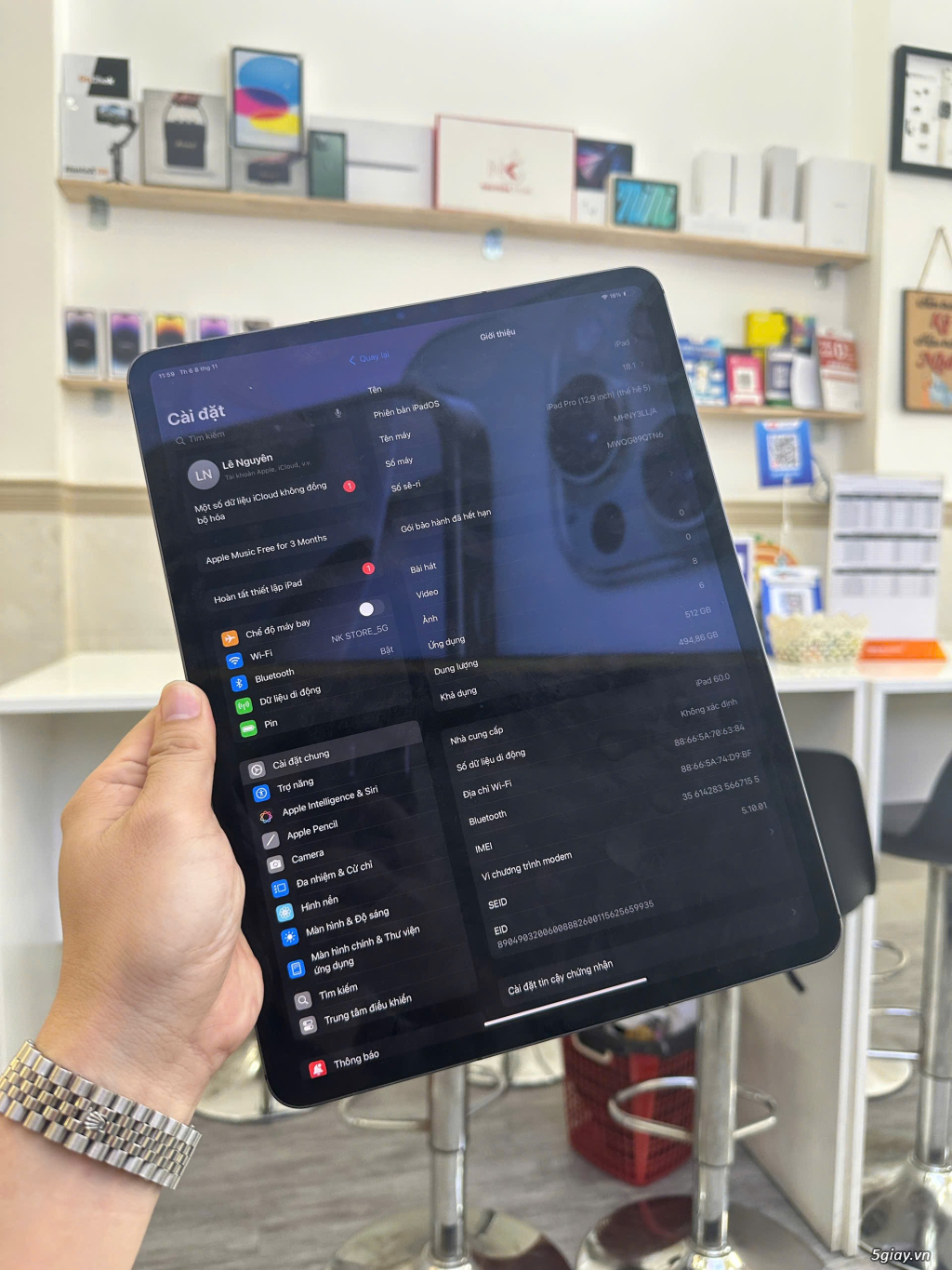 iPad Pro 12.9 M1 512G + 5G